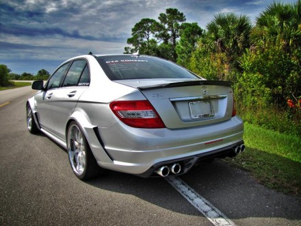 RENNtech Carbon Fiber Full C74 Widebody Conversion Aero Package for 204 C 63 AMG