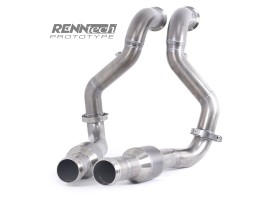RENNtech | Downpipes w/200 Cell Sport Catalytic Converter | C190 | AMG GT-S | 4.0L V8 BiTurbo | M178